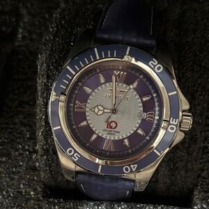 Invicta Men's Swiss Paris Movement Sapphire Crystal Water Resistant Water.